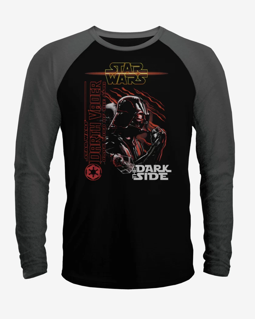 Polera Raglan El Lado Oscuro de la Fuerza