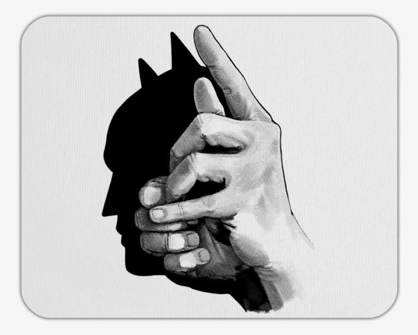 Mousepad Silueta del Murciélago