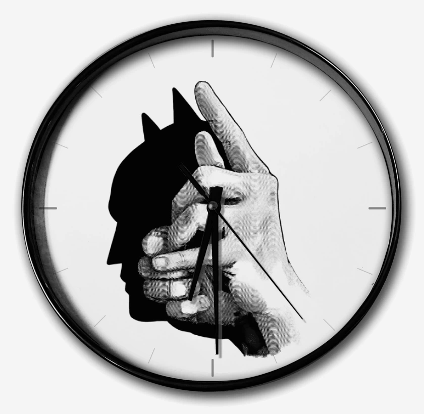 Reloj Silueta del Murciélago