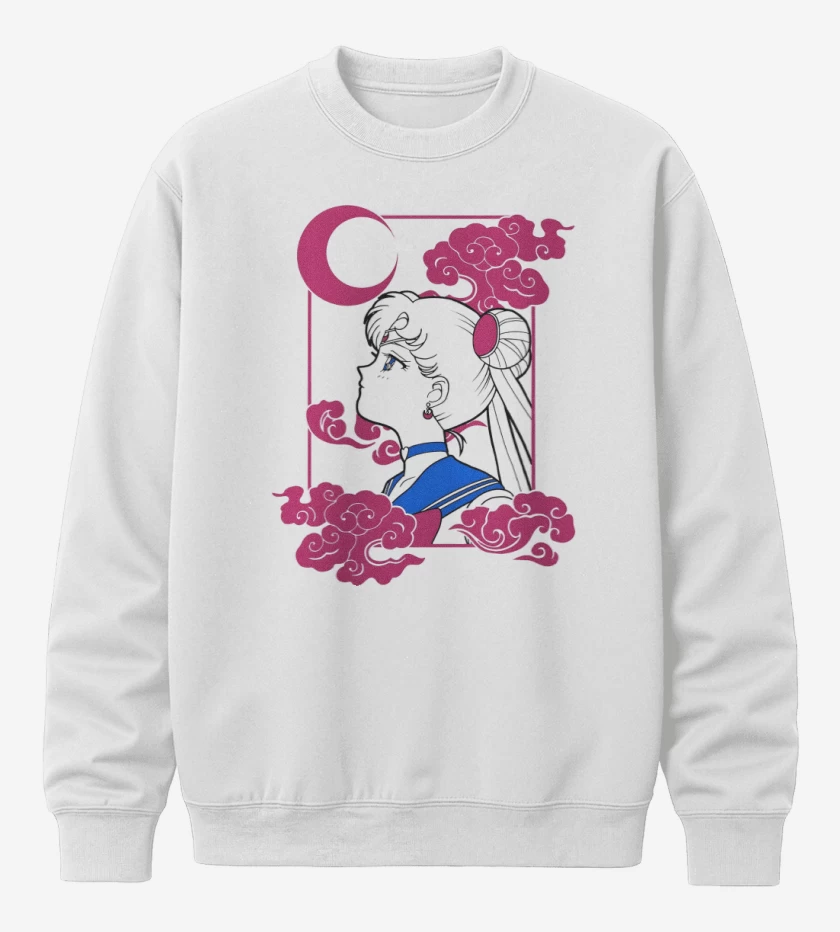 Poleron polo Blanco de Sad Moon
