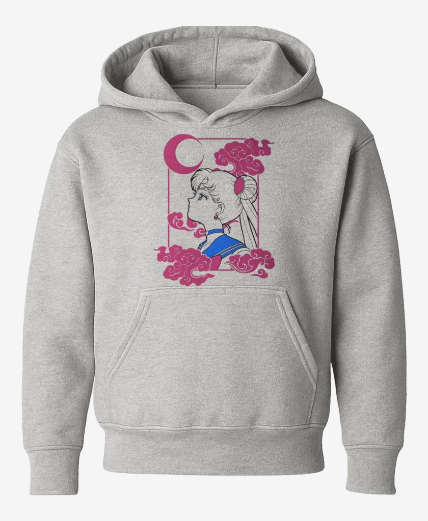Poleron de niño Gris Melange de Sad Moon