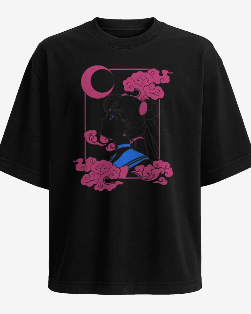 Polera Oversize Sad Moon