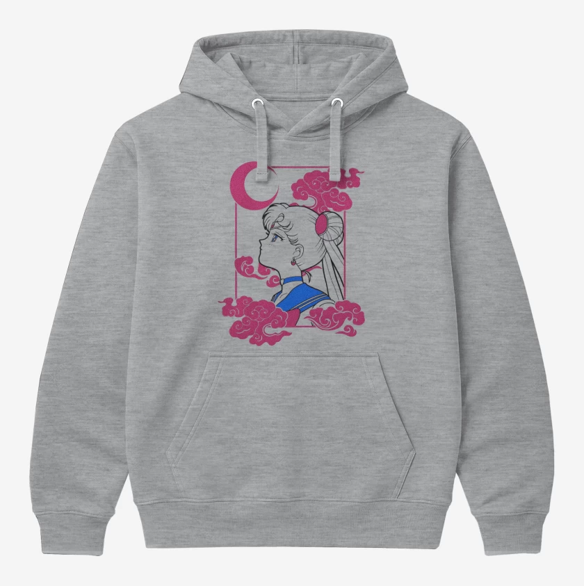 Polerón Canguro Gris Melange de Sad Moon