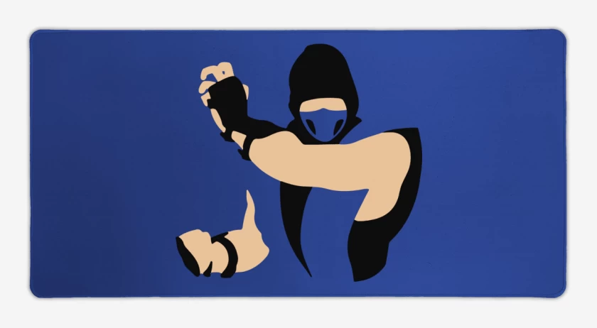 Mouse pad Gamer Azul Rey de Mortal