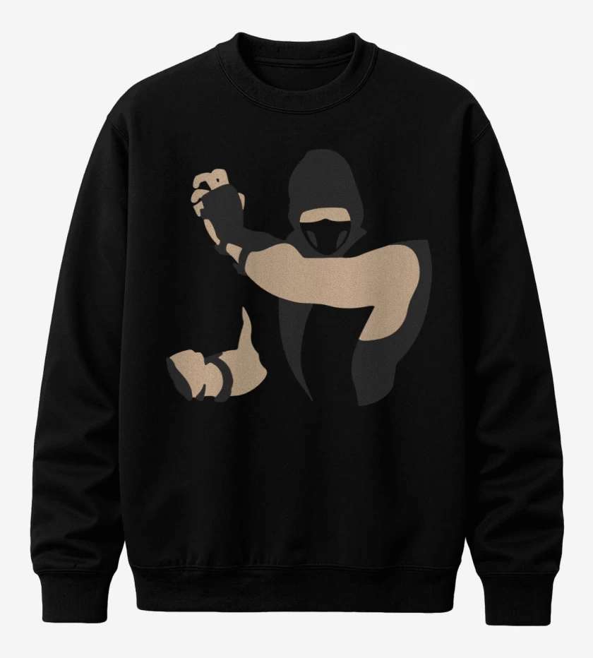 Poleron polo Negro de Mortal