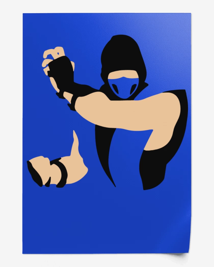 Print Azul Rey de Mortal