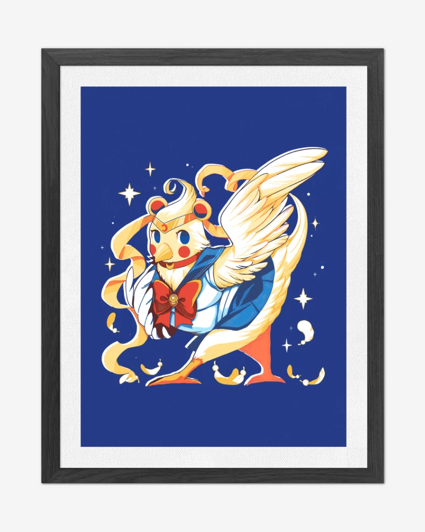 Cuadro decorativo Azul Rey de Bird Moon
