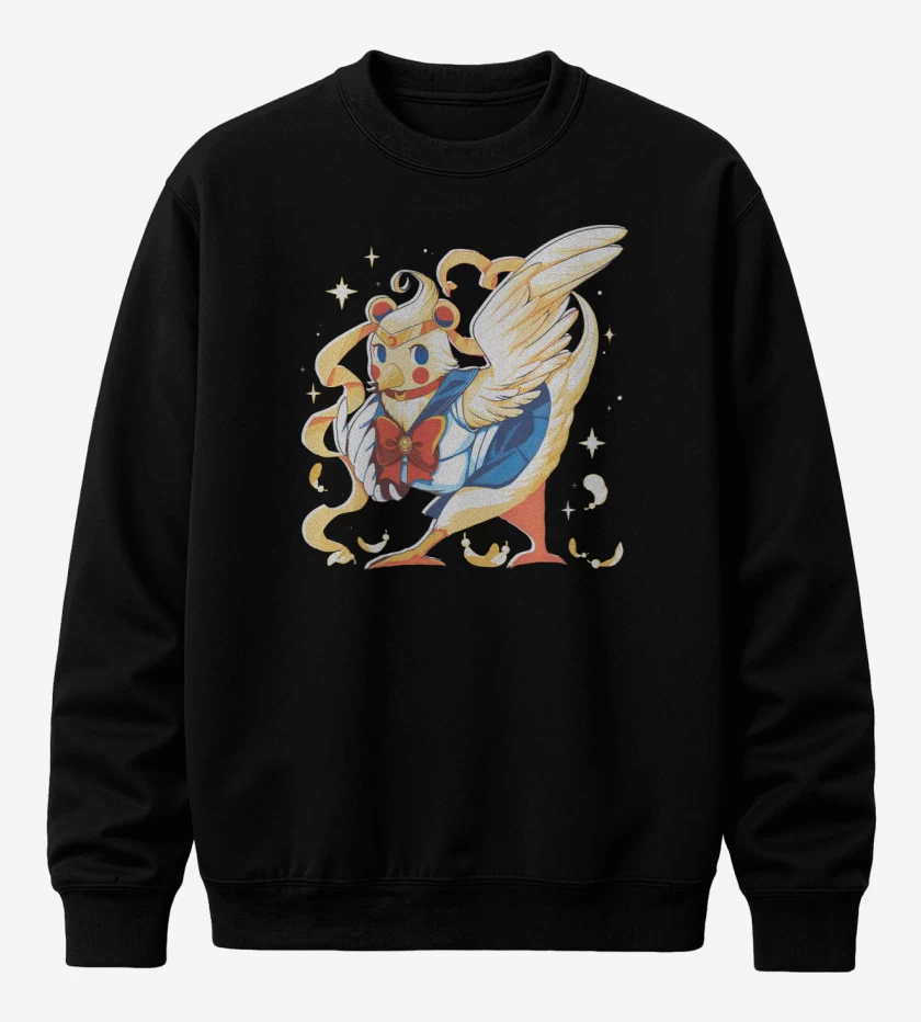 Poleron polo Negro de Bird Moon