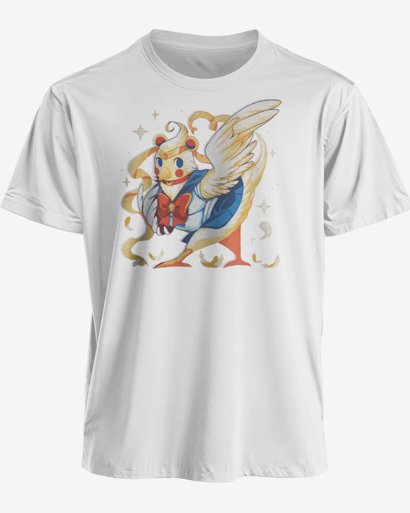Polera premium Blanco de Bird Moon
