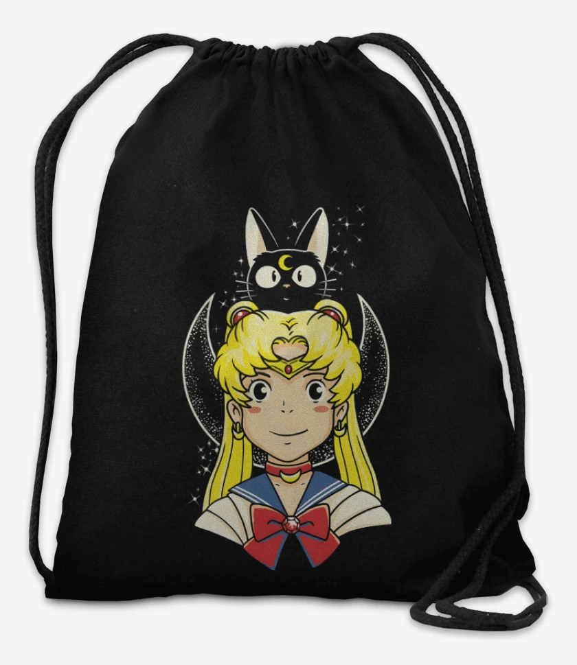 Mochila Negro de Kiki Moon