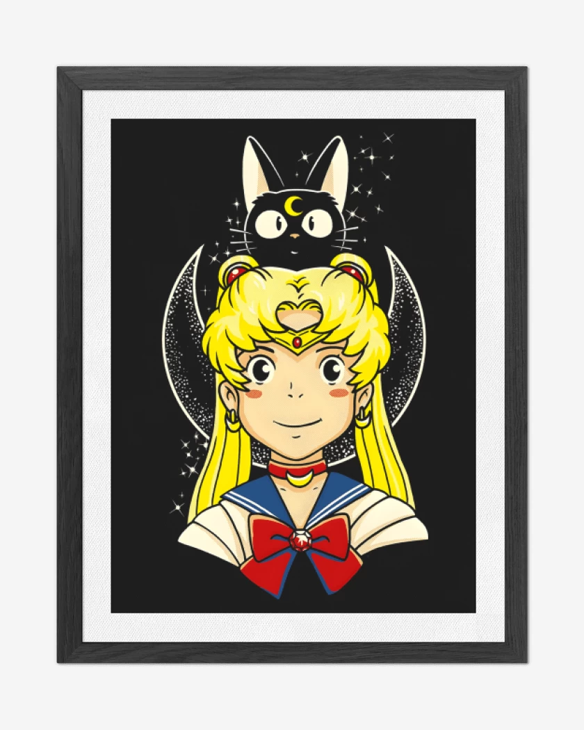 Cuadro decorativo Negro de Kiki Moon