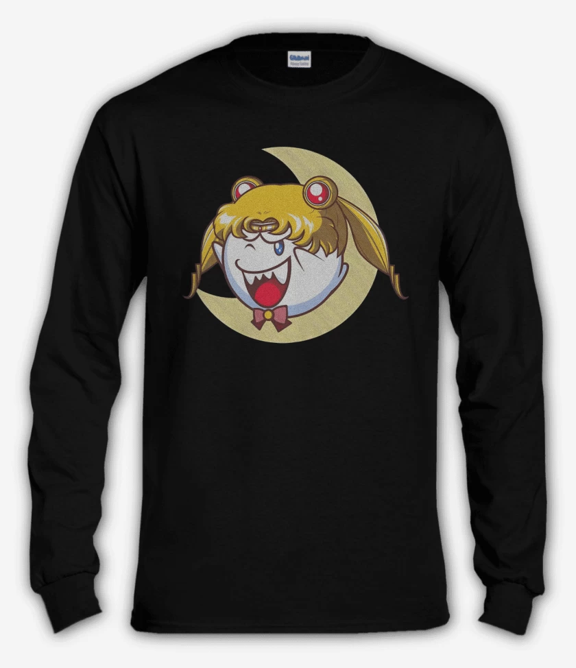 Polera manga larga Negro de Sailor Boo
