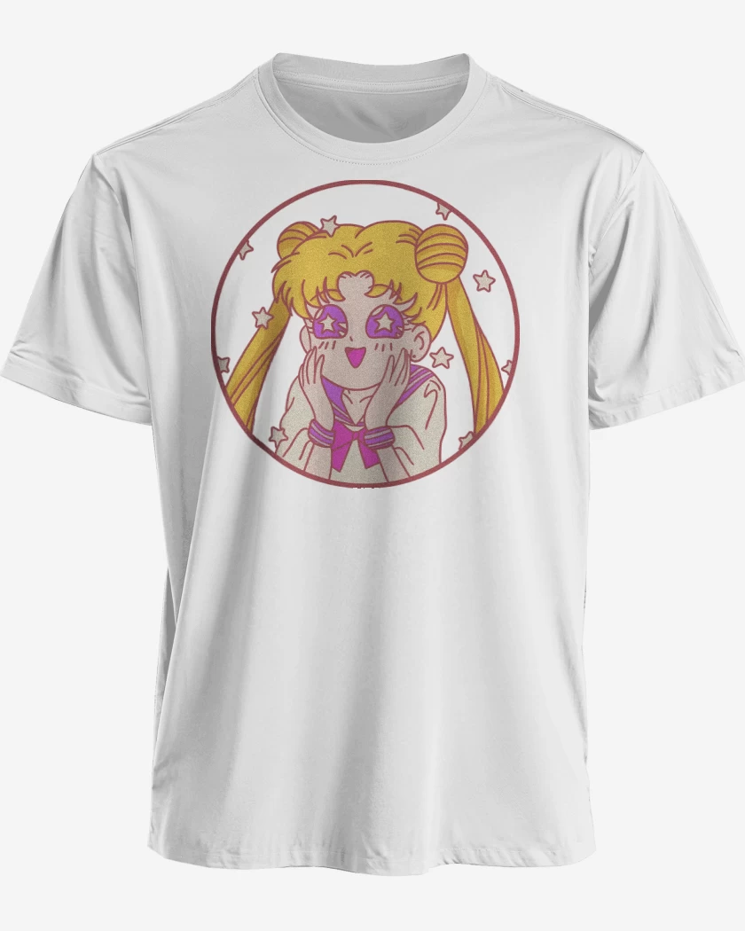 Polera premium Blanco de Kawaii Moon