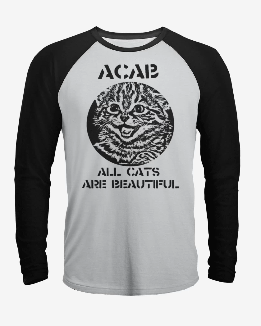 Polera Raglan All Cat Are Beautiful