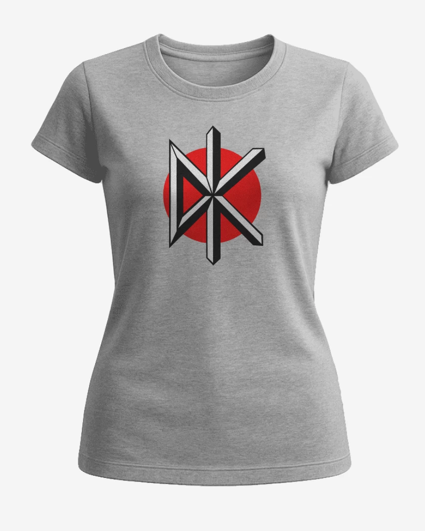 Polera de Mujer Gris Melange de DK