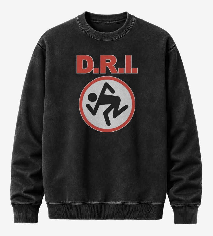 Poleron Polo Acid Wash Negro de DxRxIx