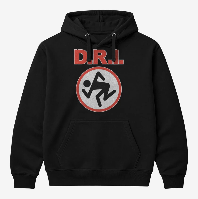 Polerón Canguro Negro de DxRxIx