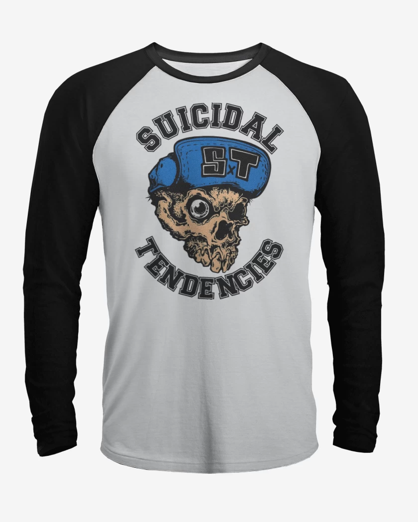 Polera Raglan Blanco / Negro de ST