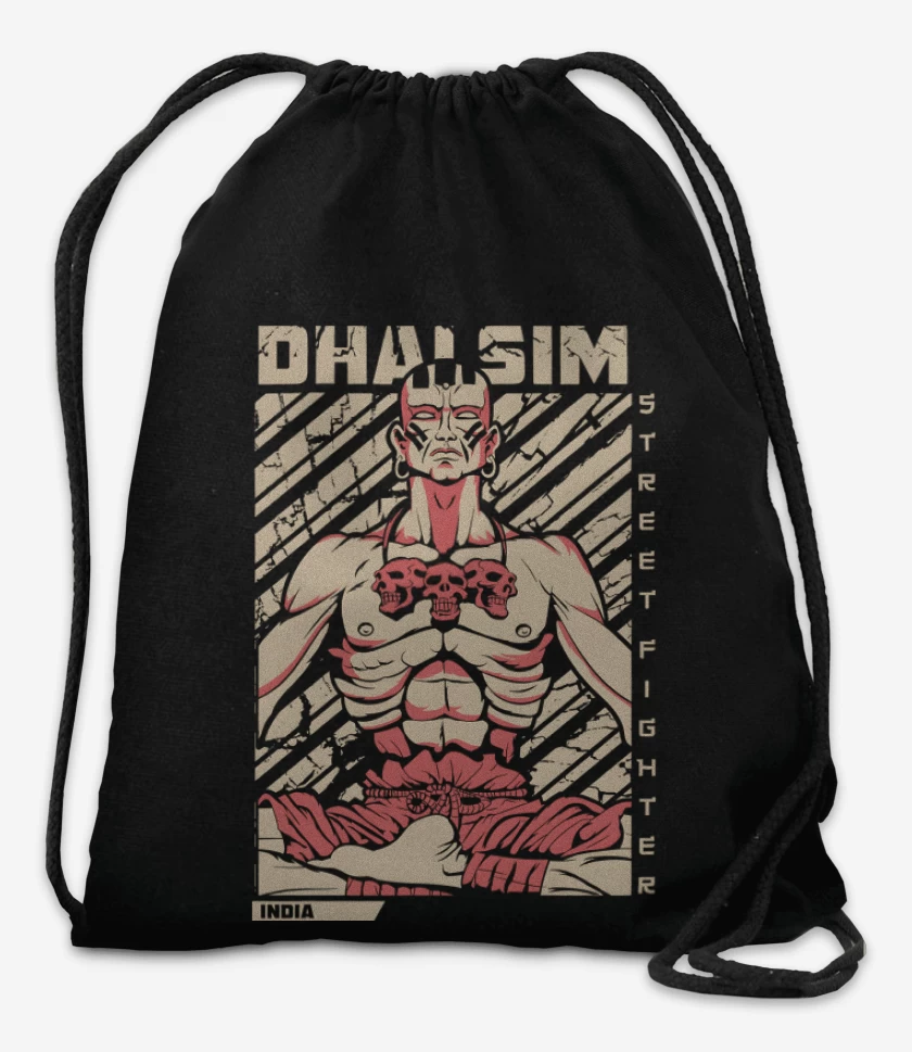 Mochila Negro de Dhalsim
