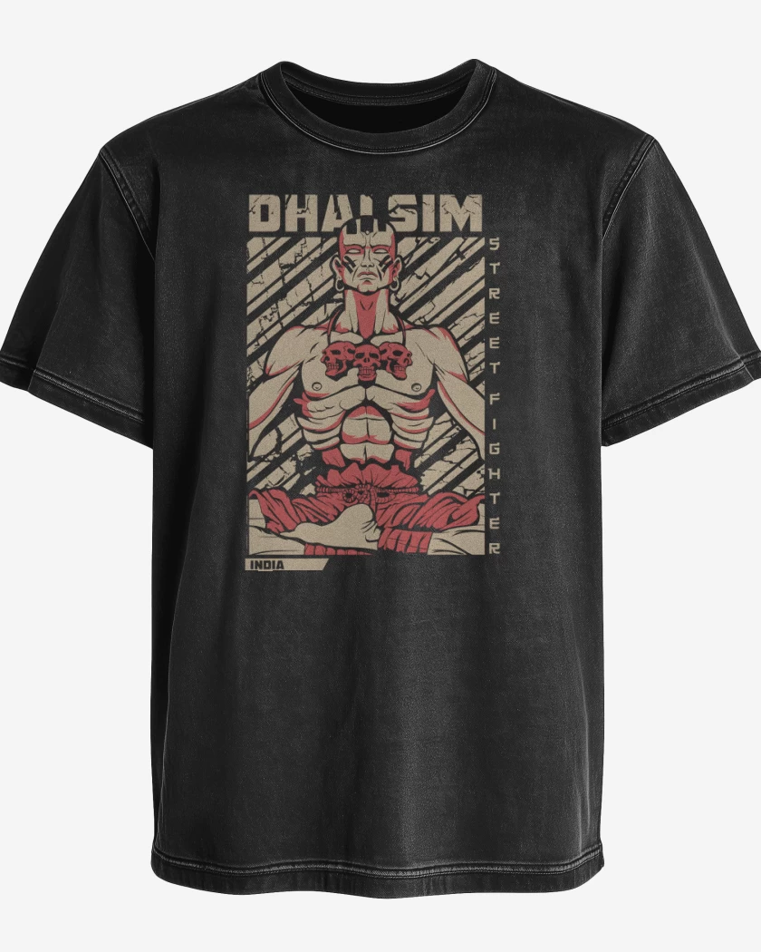 Polera desgastada Dhalsim