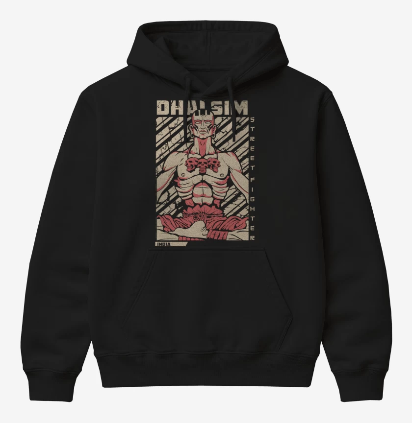 Poleron Canguro básico Dhalsim