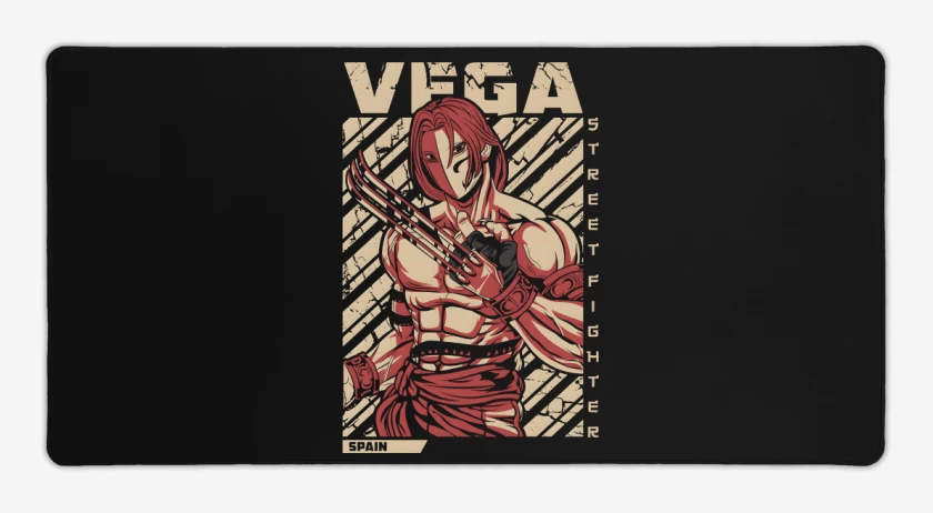 Mouse pad Gamer Negro de Vega