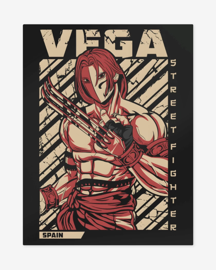 Print metalico Negro de Vega