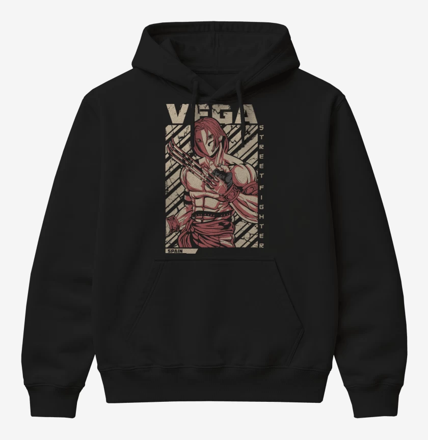 Poleron Canguro básico Negro de Vega