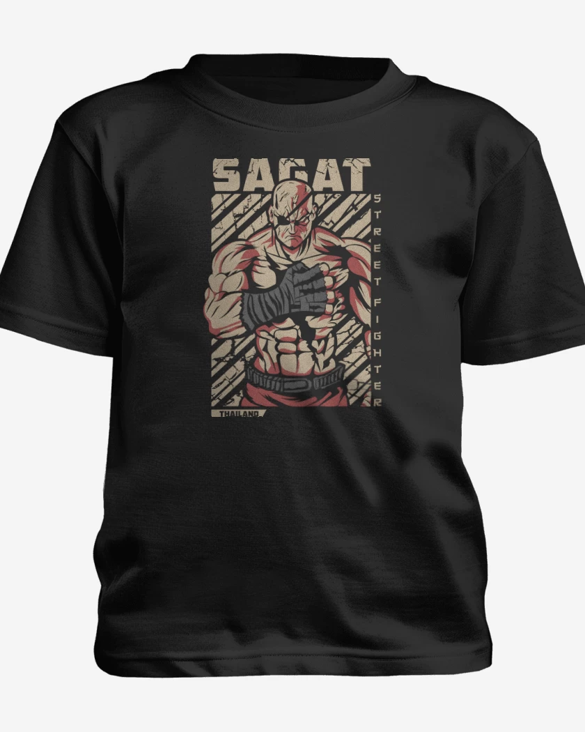 Polera de niño Negro de Sagat
