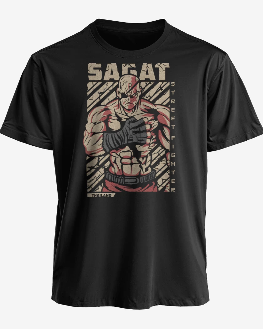 Polera premium Negro de Sagat