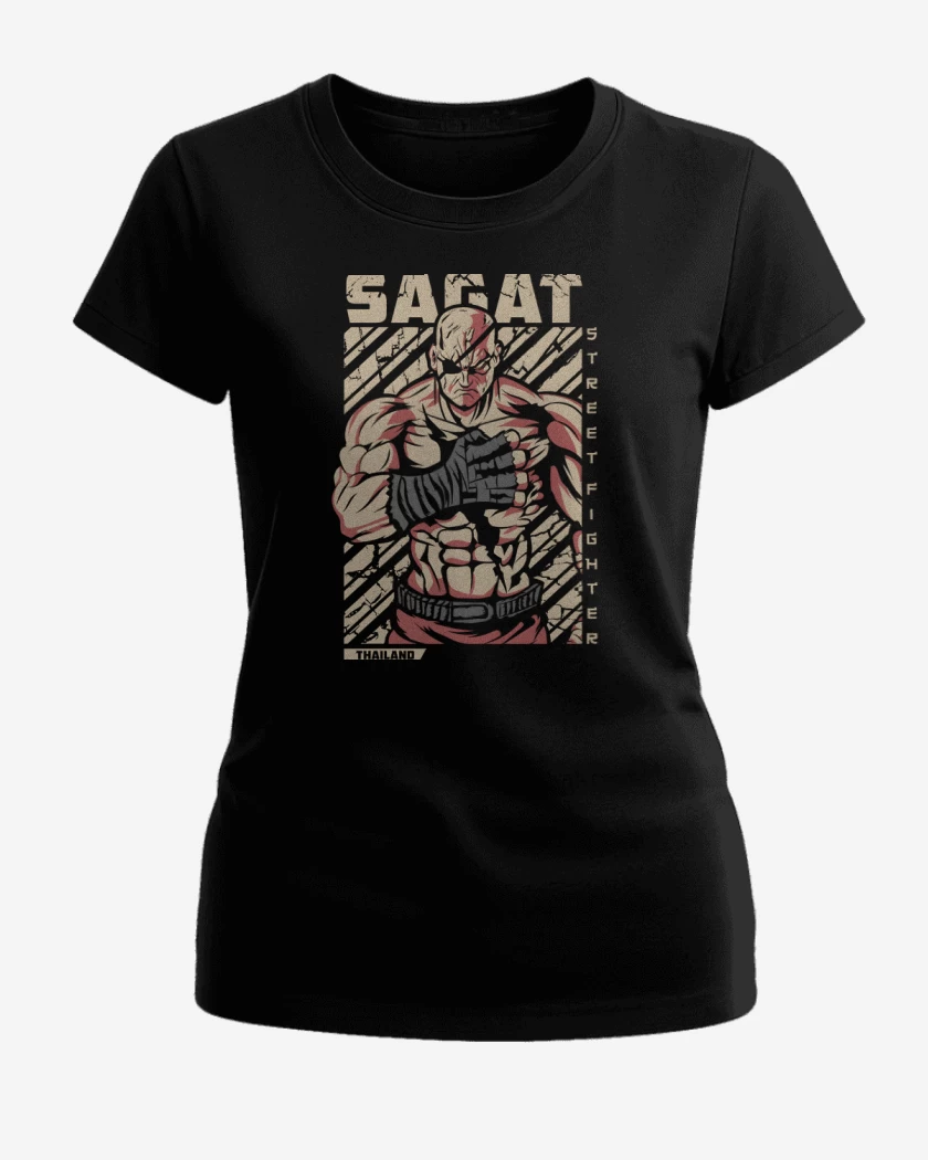 Polera de Mujer Negro de Sagat