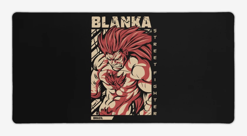 Mouse pad Gamer Blanka Brazil