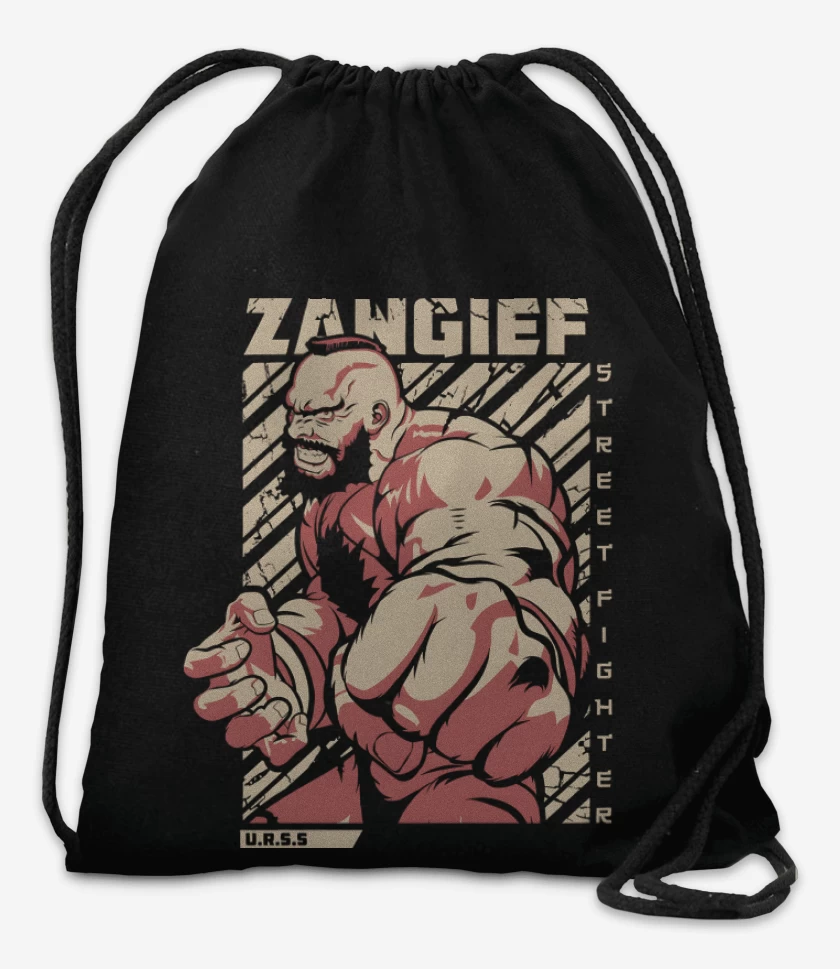 Mochila Negro de Zangief