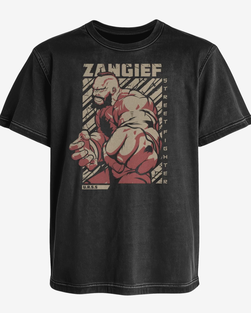 Polera desgastada Zangief