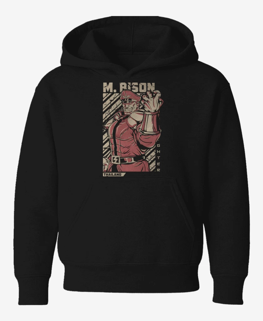 Poleron de niño Negro de Thailand Bison