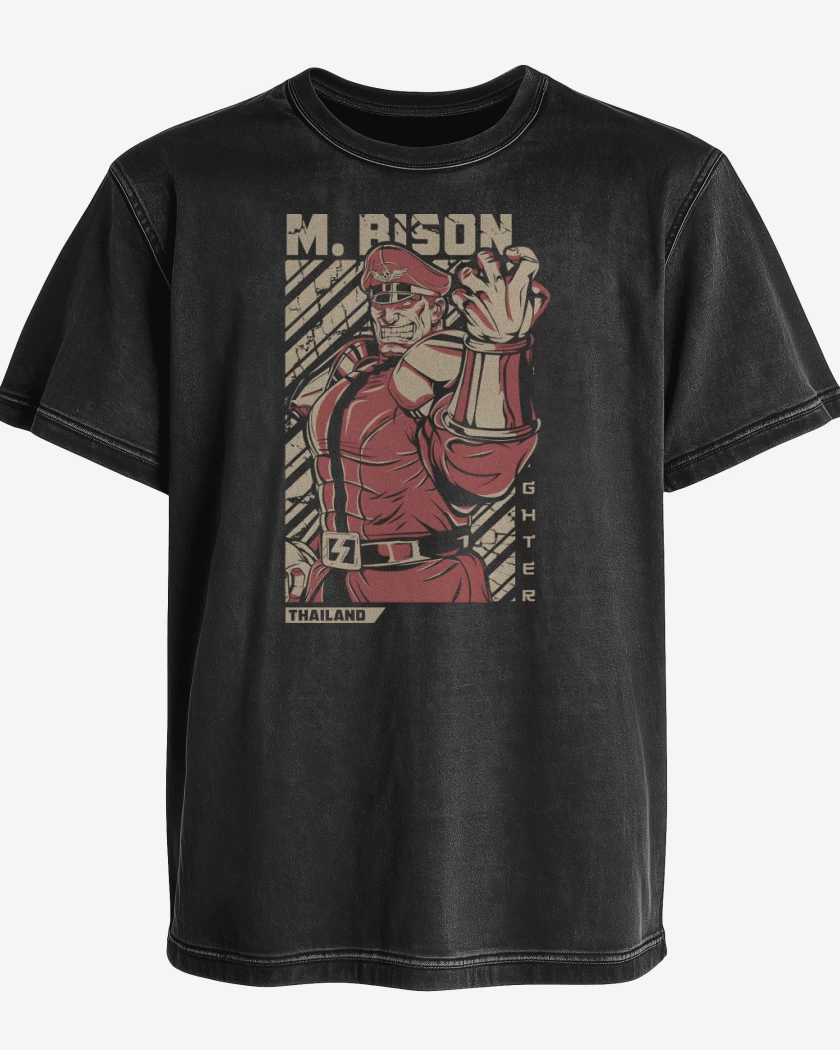 Polera desgastada Thailand Bison