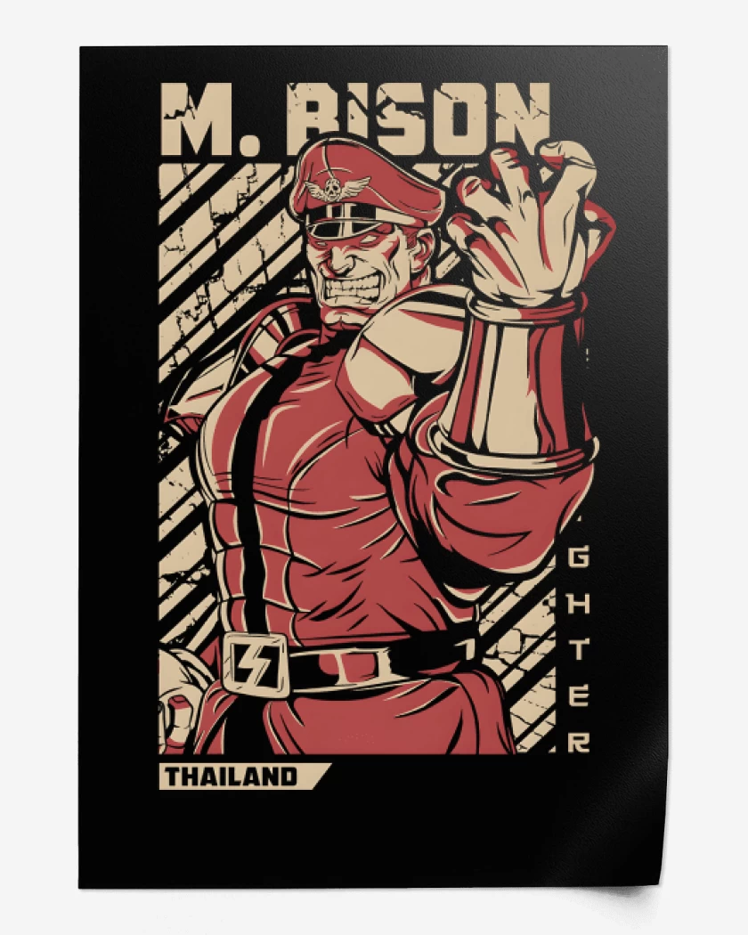 Print Thailand Bison