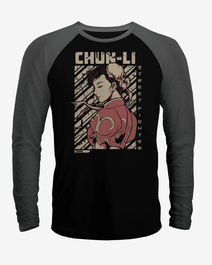 Polera Raglan Chun Li