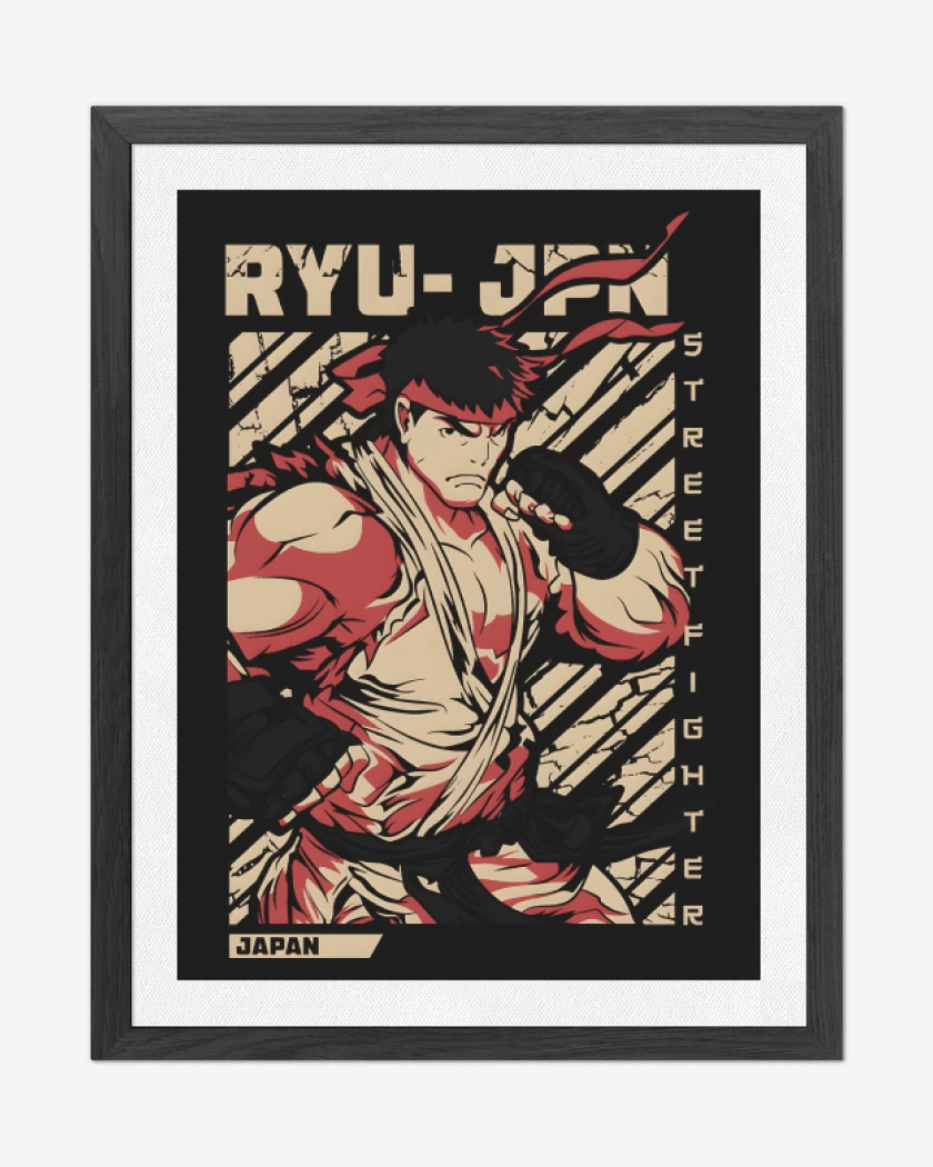 Cuadro decorativo Negro de Ryu