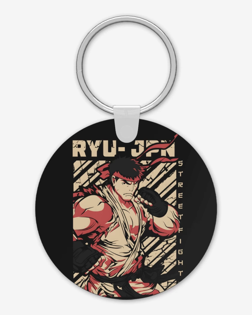 Llavero Negro de Ryu