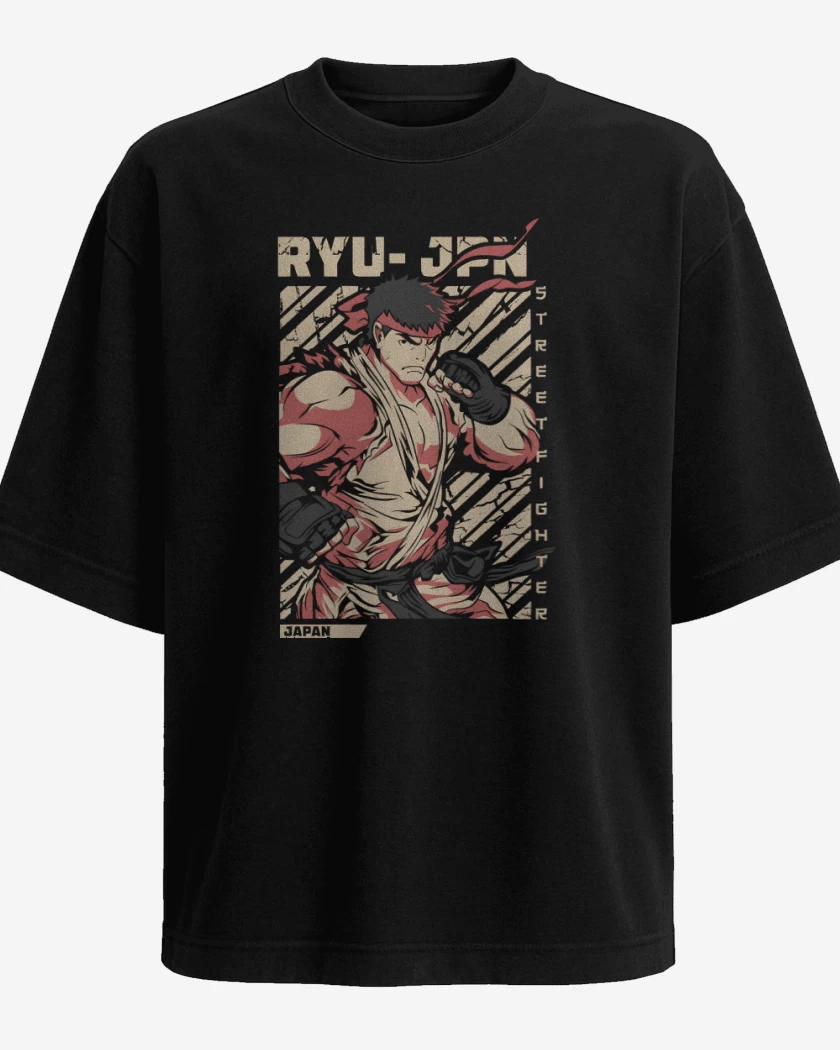 Polera Oversize Negro de Ryu