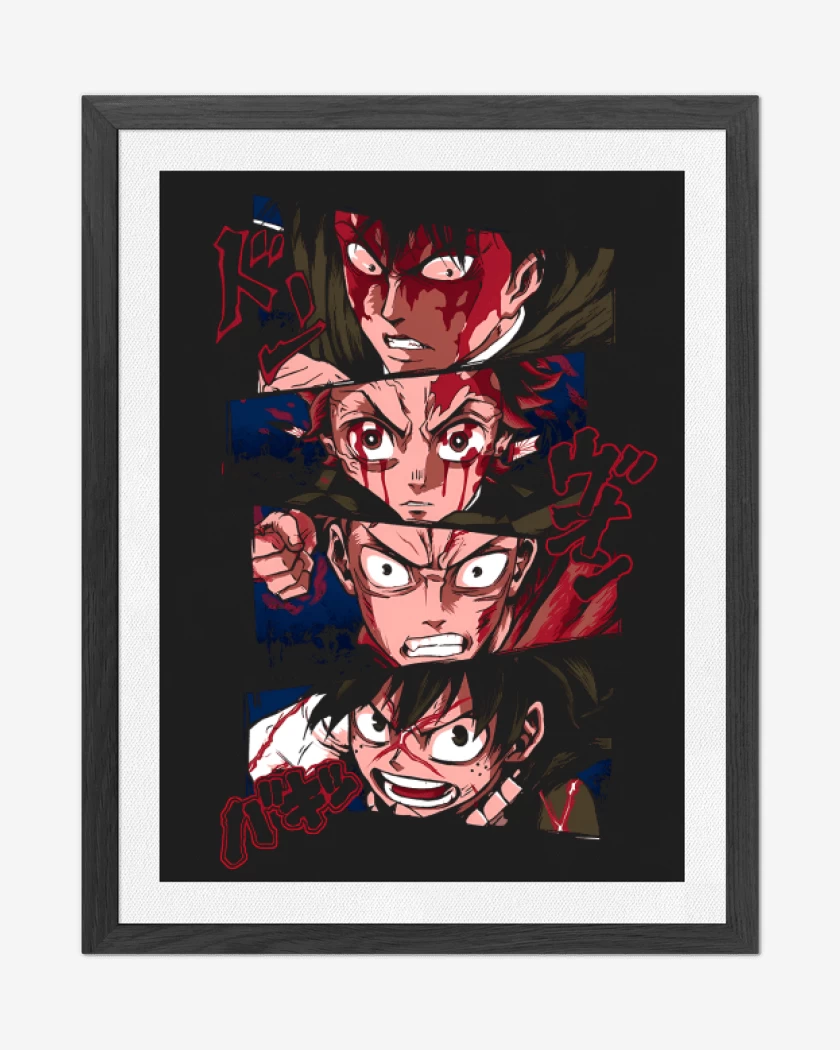 Cuadro decorativo Furia del Anime
