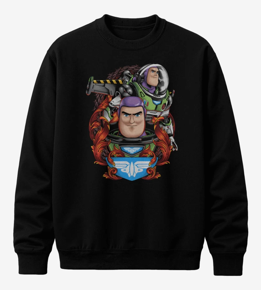 Poleron polo Negro de Capitán Buzz