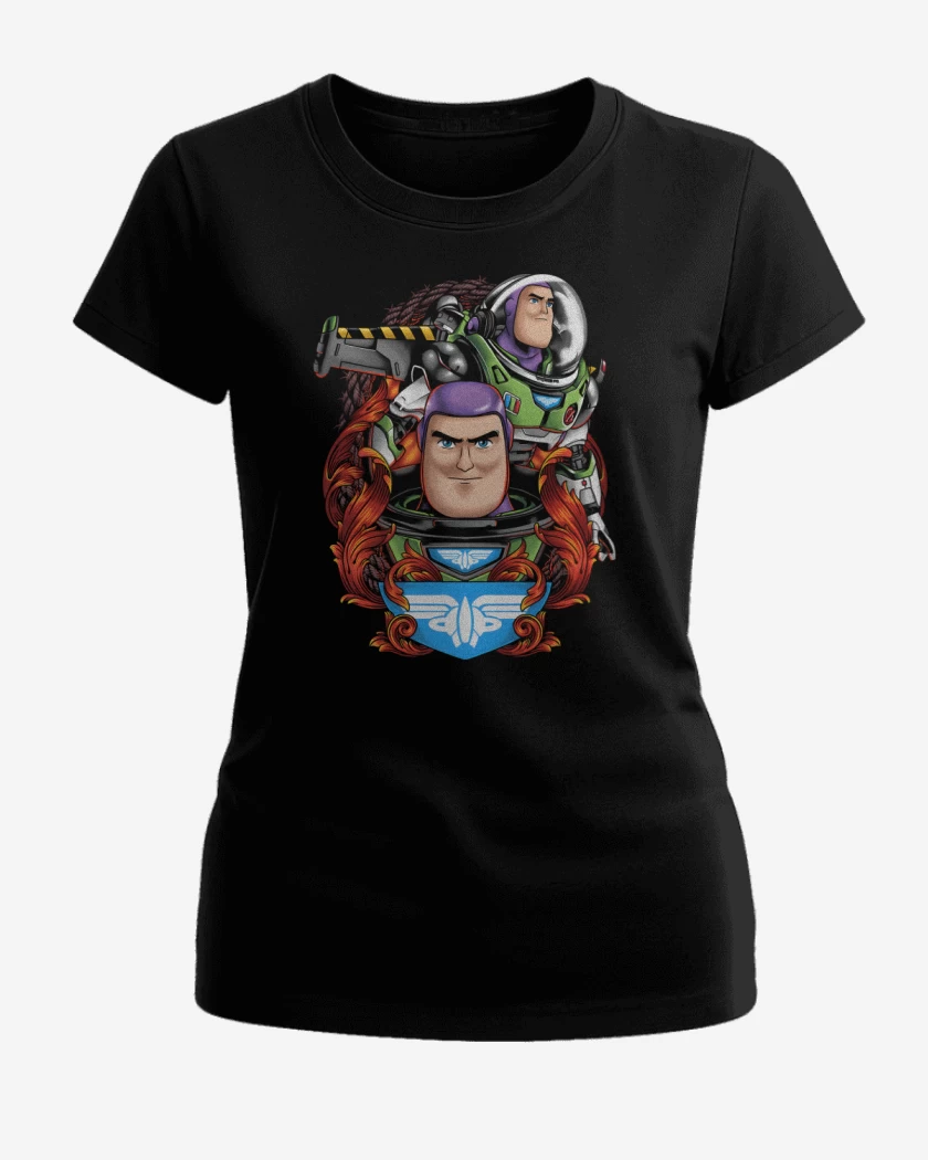 Polera de Mujer Negro de Capitán Buzz