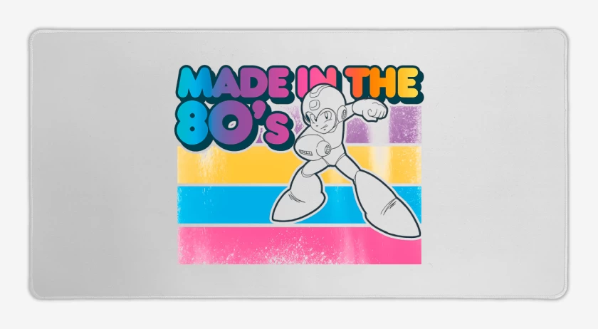 Mouse pad Gamer Made in the 80s