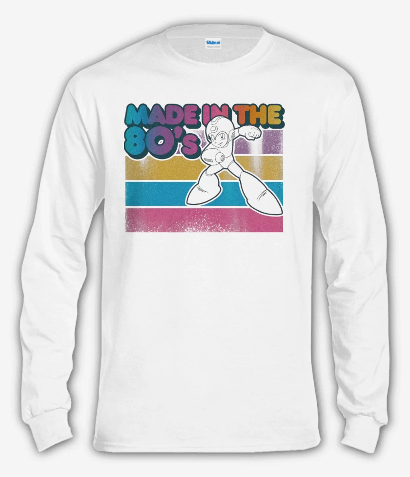 Polera manga larga Blanco de Made in the 80s