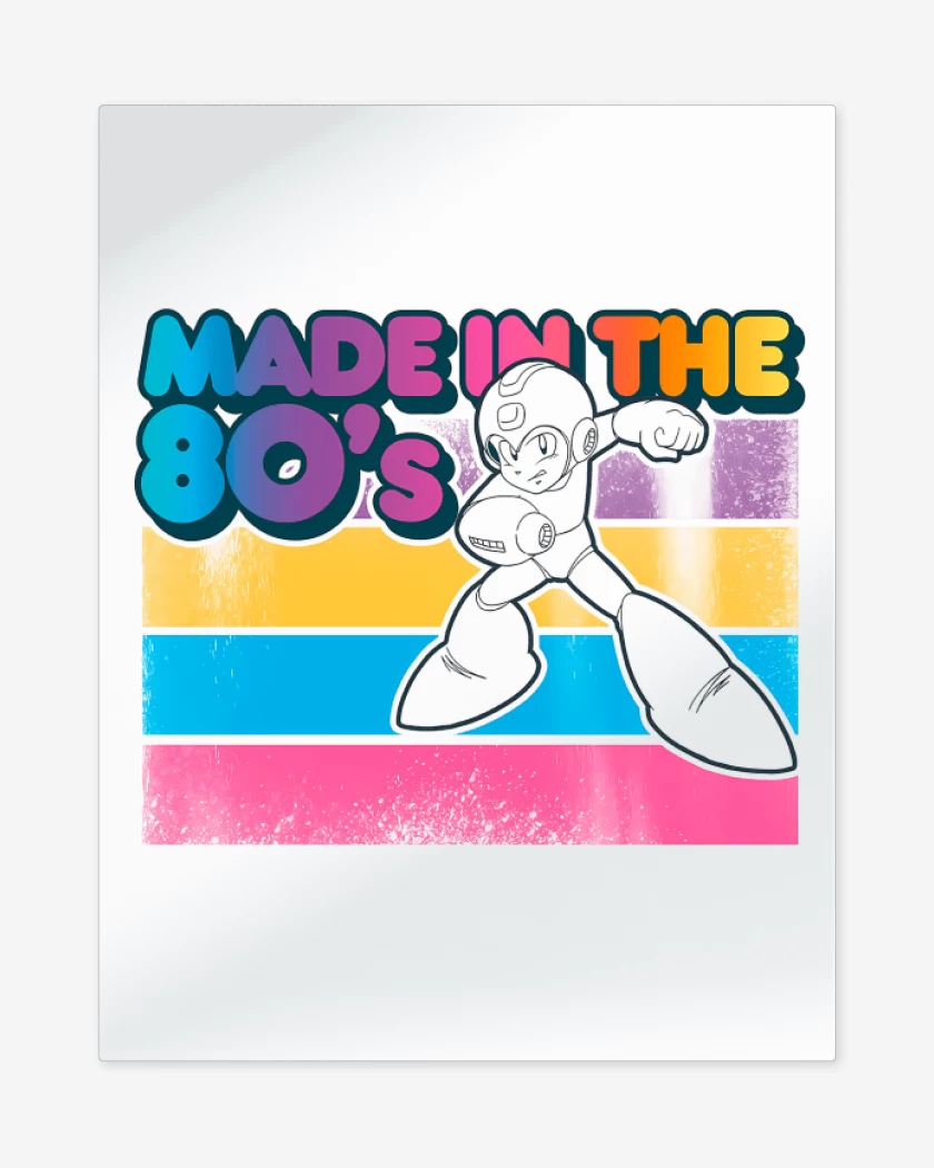Print metalico Made in the 80s