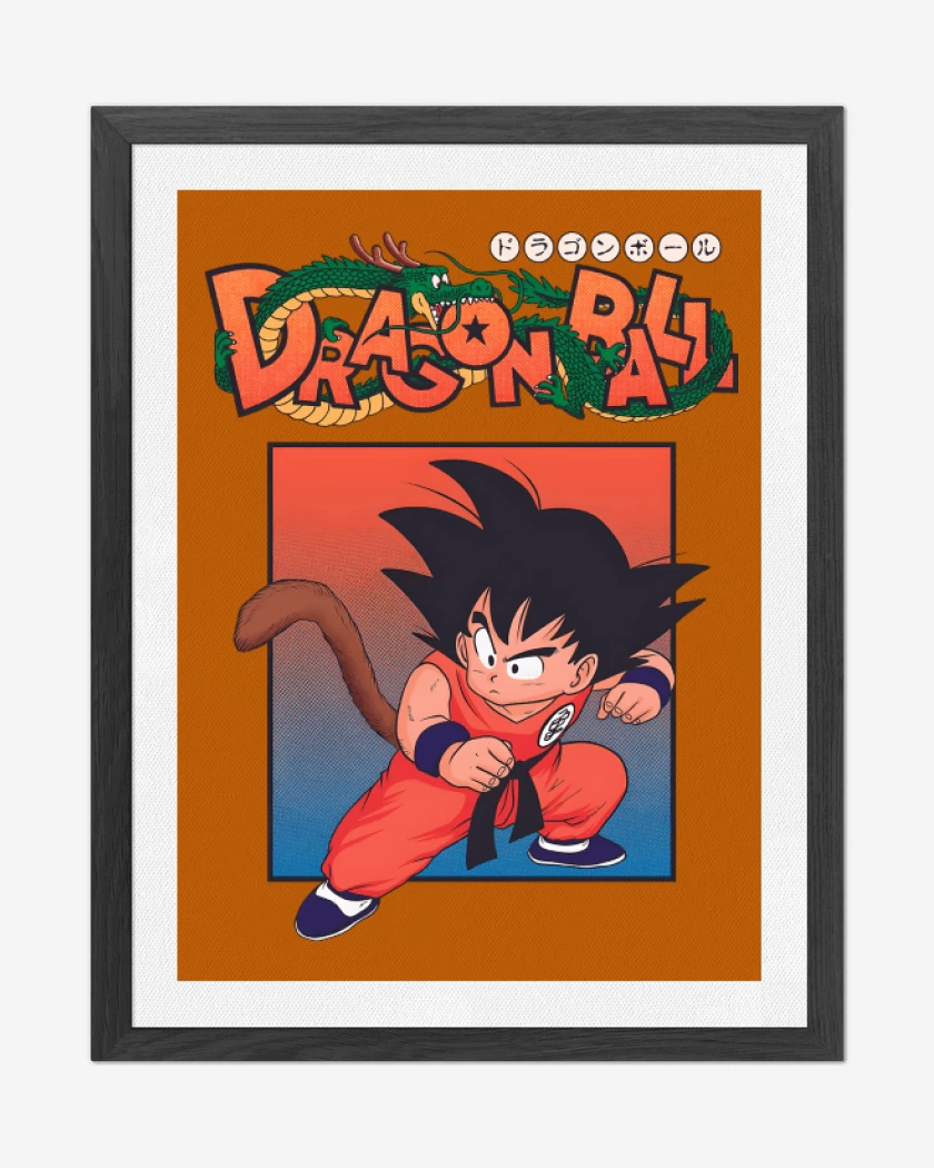 Cuadro decorativo Dragon Goku
