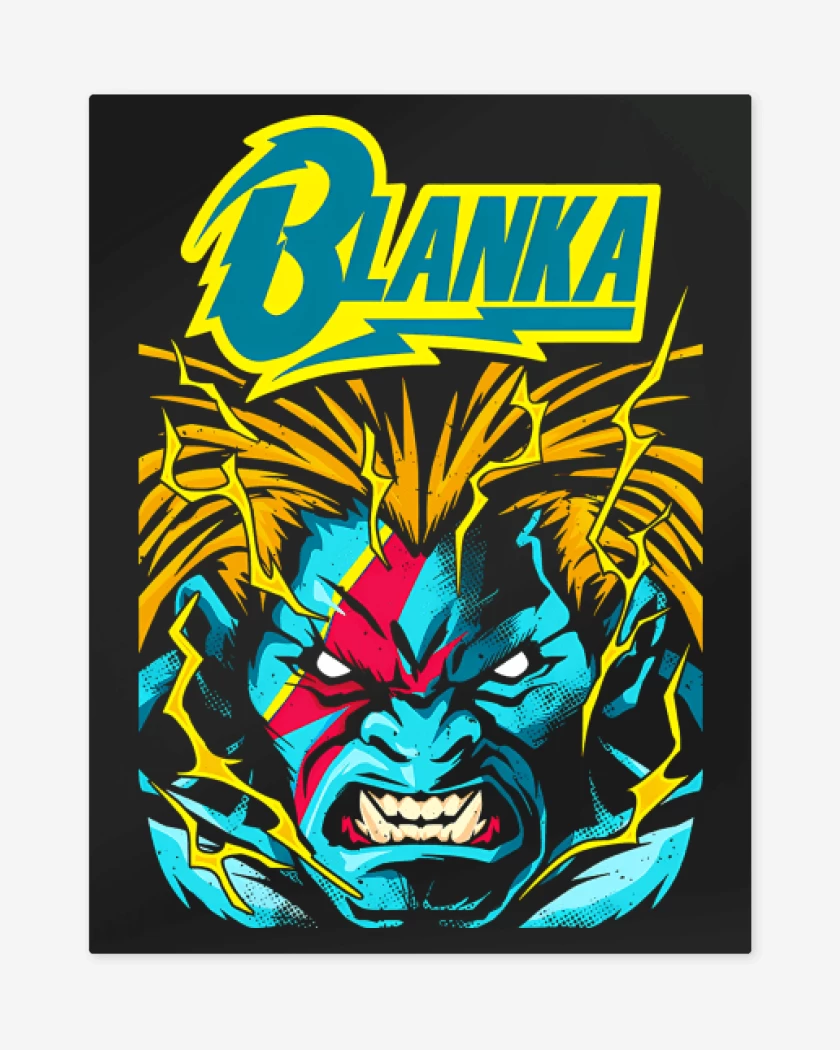 Print metalico Negro de David Blanka