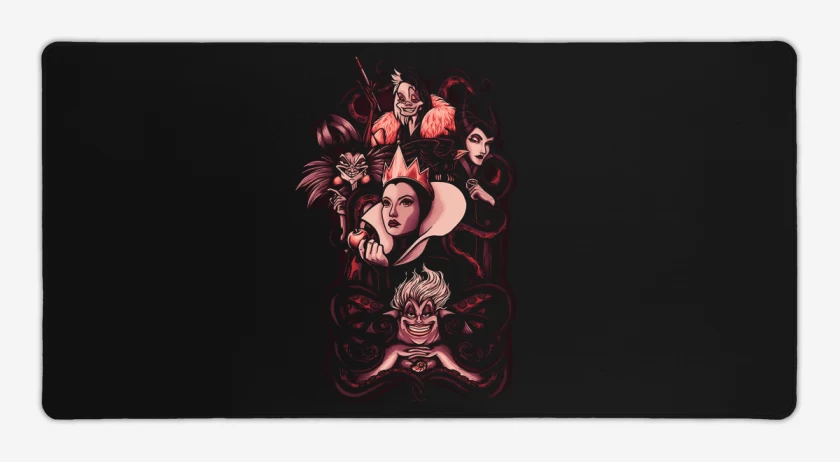 Mouse pad Gamer Negro de Maldad Pura